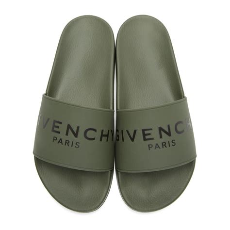 givenchy lime green slides
